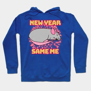 New Year, Same Me (Full Color Version) Hoodie